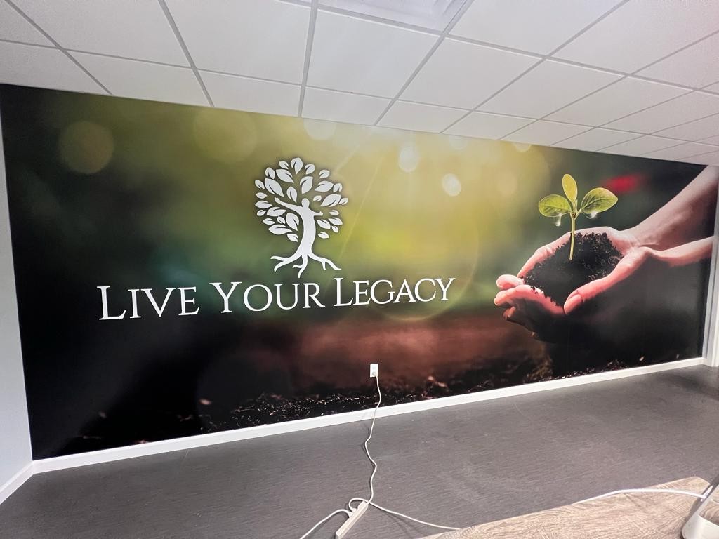Legacy Healing Center Custom Wallpaper in Fort Lauderdale.