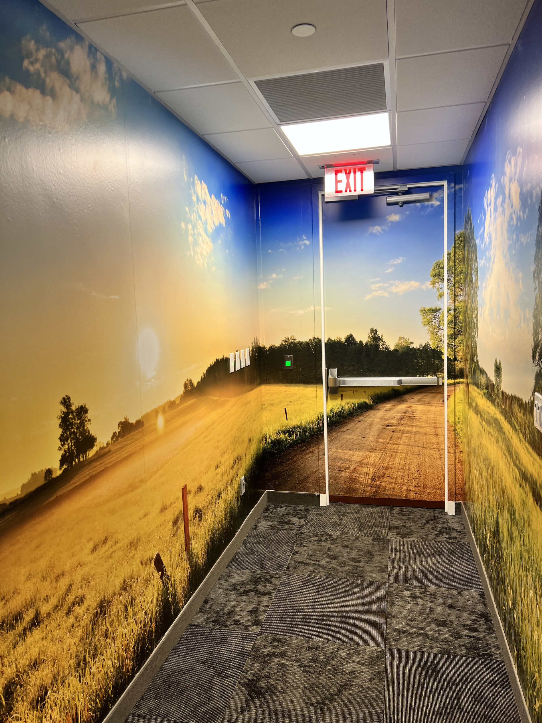 Legacy Healing Center Custom Wallpaper in Fort Lauderdale.